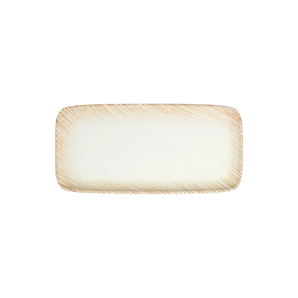 Thin Brown Rectangular Plate 35 cm (34 * 16)