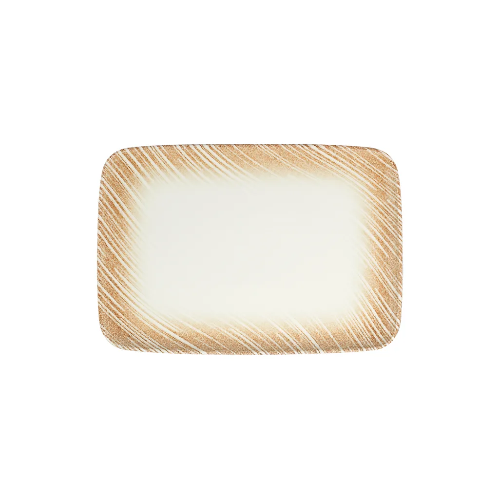 Thin Brown Rectangular Plate 37 cm (33 * 23)