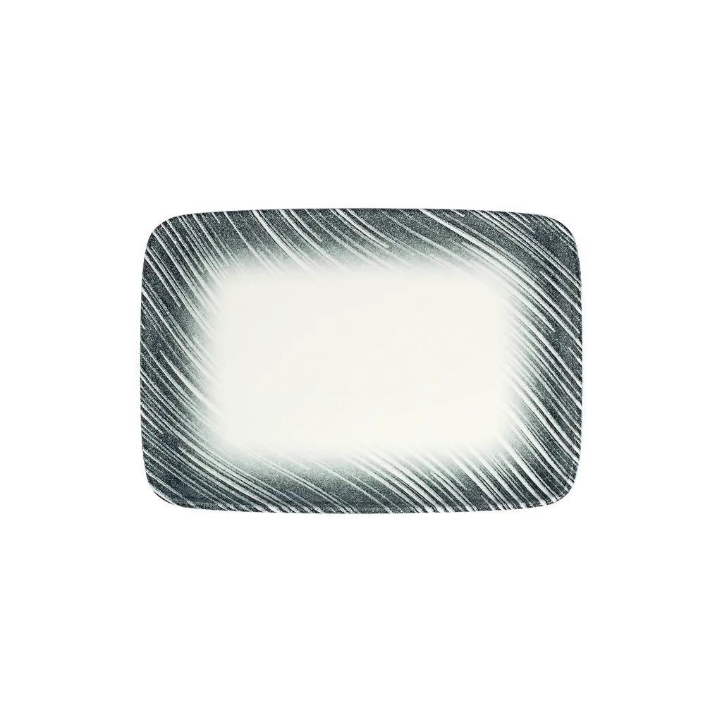 Thin Grey Rectangular Plate 37 cm (33 * 23)