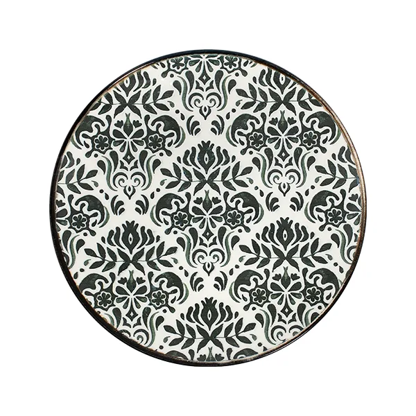 Toledo Green Tuval Flat Plate 28 cm